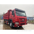 Caminhão basculante Sinotruk 6x4 com plataforma giratória